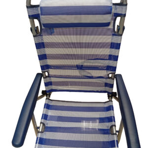 Silla de playa tumbona con cojín multiposicion (varias posiciones)