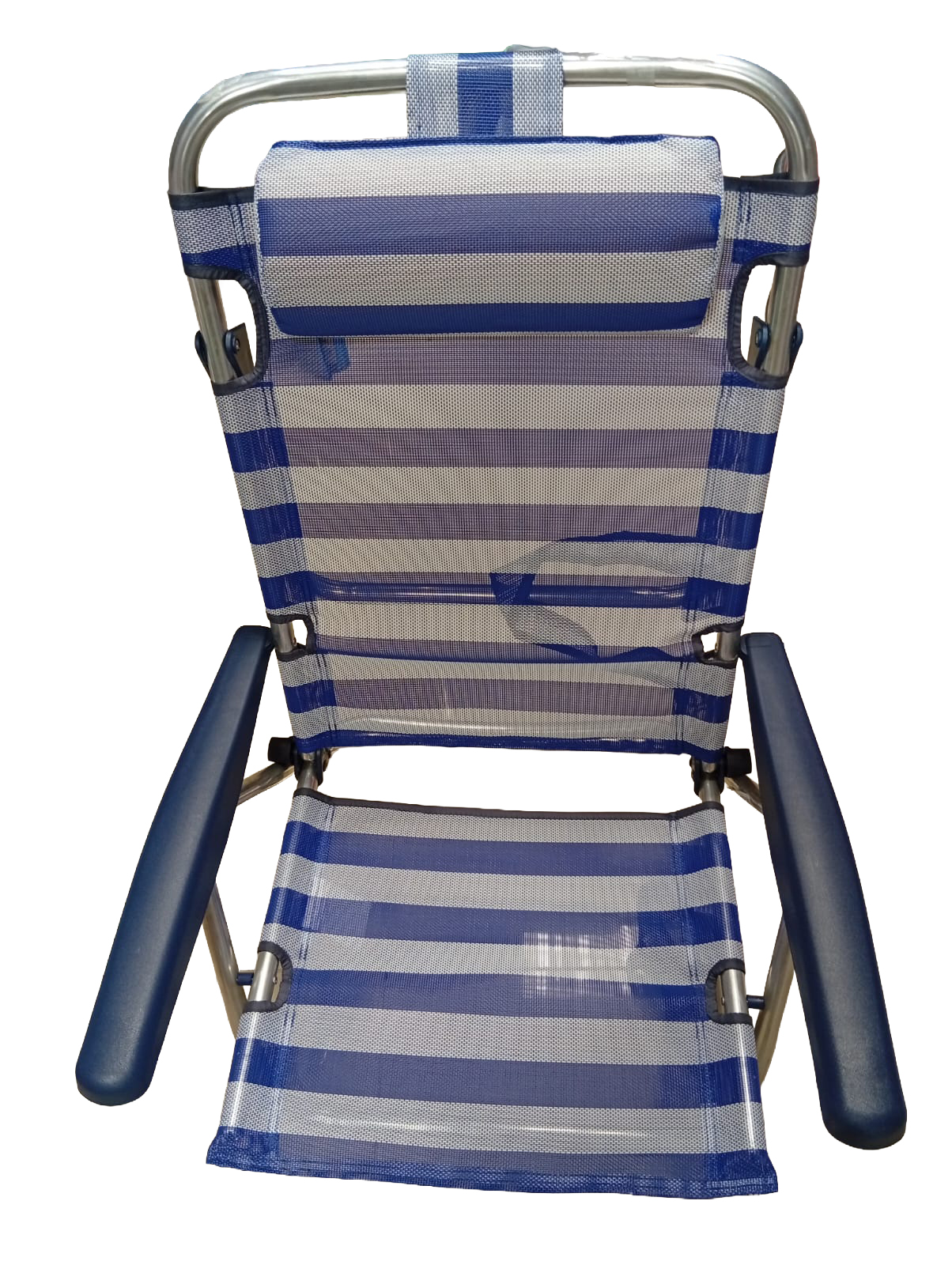 Silla de playa tumbona con cojín multiposicion (varias posiciones)